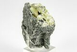 Green Titanite (Sphene), Calcite & Feldspar - Pakistan #209279-2